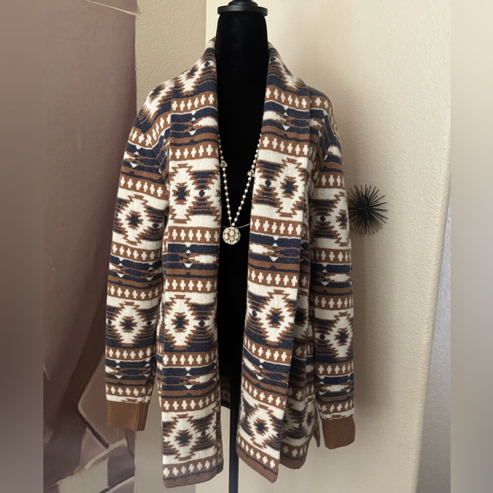 Orvis Brown and Blue Patterned Jacket